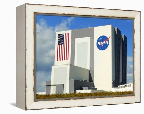 Vab Building at Sunrise, Cape Canaveral, Ksc, Titusville, Florida, Usa-Maresa Pryor-Framed Premier Image Canvas