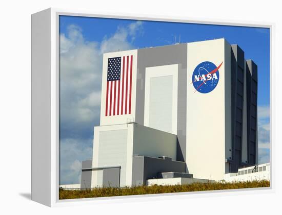 Vab Building at Sunrise, Cape Canaveral, Ksc, Titusville, Florida, Usa-Maresa Pryor-Framed Premier Image Canvas