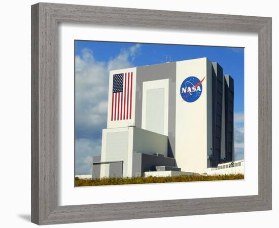 Vab Building at Sunrise, Cape Canaveral, Ksc, Titusville, Florida, Usa-Maresa Pryor-Framed Photographic Print