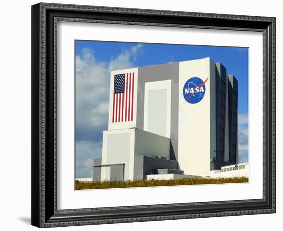 Vab Building at Sunrise, Cape Canaveral, Ksc, Titusville, Florida, Usa-Maresa Pryor-Framed Photographic Print