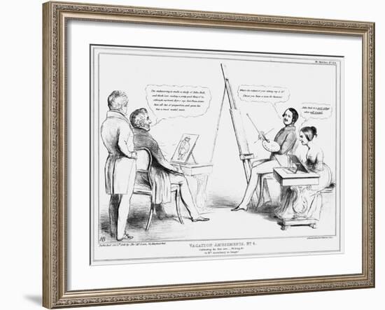 Vacation Amusements No 4, 1840-John Doyle-Framed Giclee Print