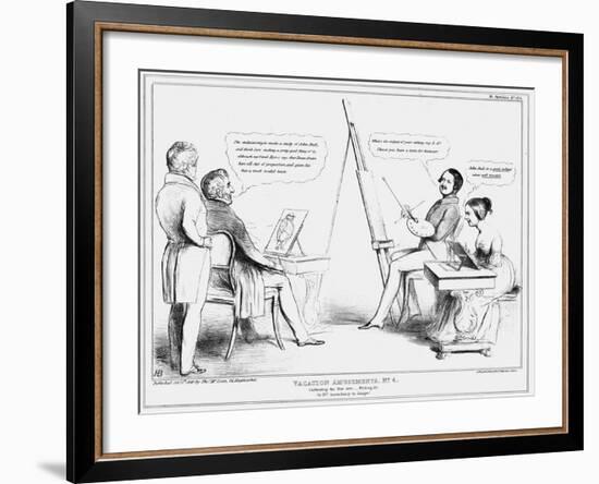 Vacation Amusements No 4, 1840-John Doyle-Framed Giclee Print