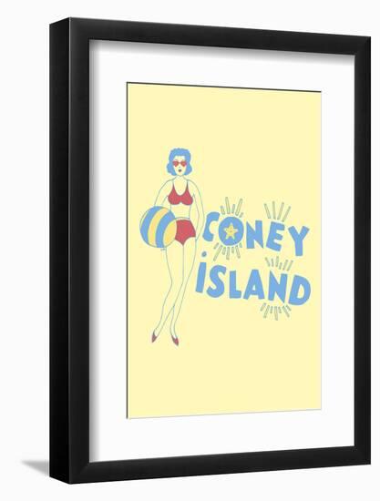 Vacation Girls - USA-Emilie Ramon-Framed Art Print