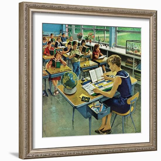 "Vacation Plans," April 9, 1960-Ben Kimberly Prins-Framed Giclee Print