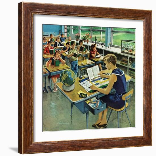 "Vacation Plans," April 9, 1960-Ben Kimberly Prins-Framed Giclee Print