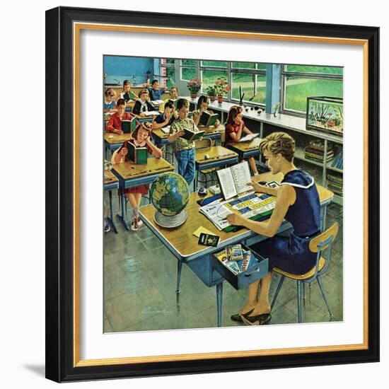 "Vacation Plans," April 9, 1960-Ben Kimberly Prins-Framed Giclee Print