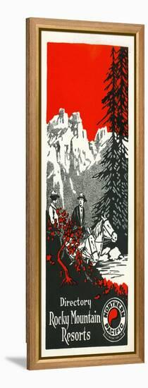 Vacation Spots in the Rockies Brochure, 1928-null-Framed Premier Image Canvas