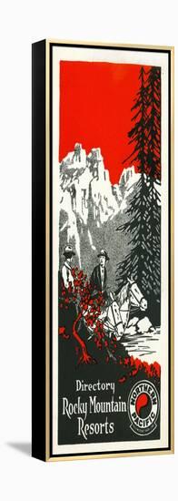 Vacation Spots in the Rockies Brochure, 1928-null-Framed Premier Image Canvas