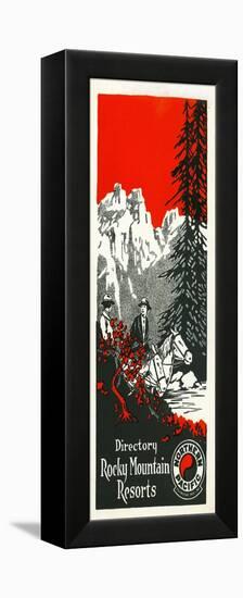 Vacation Spots in the Rockies Brochure, 1928-null-Framed Premier Image Canvas