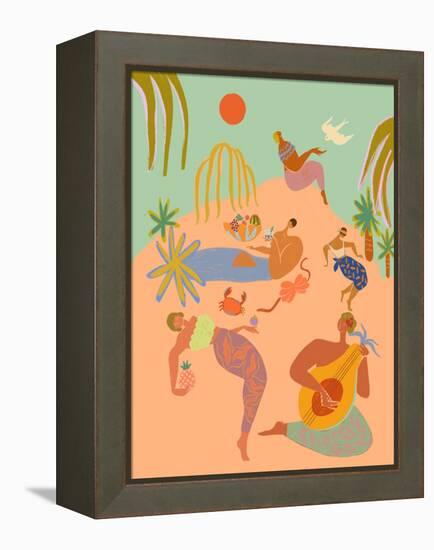 Vacation-Arty Guava-Framed Premier Image Canvas