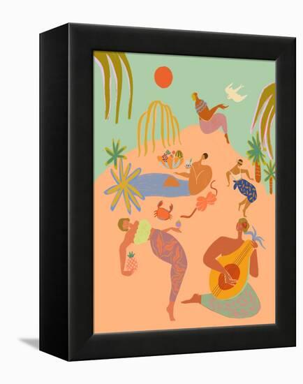 Vacation-Arty Guava-Framed Premier Image Canvas