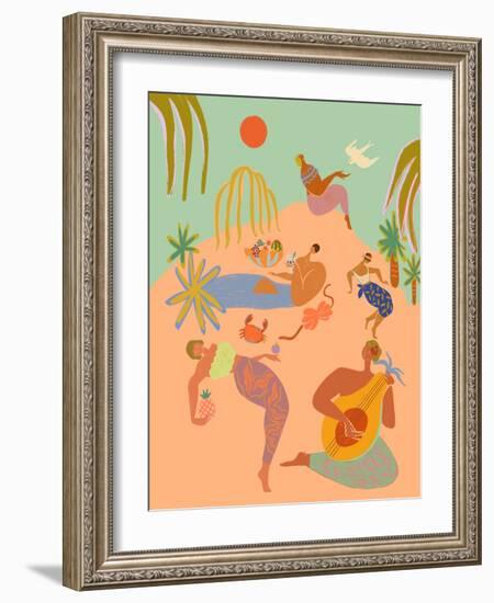 Vacation-Arty Guava-Framed Giclee Print