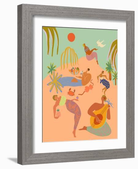 Vacation-Arty Guava-Framed Giclee Print