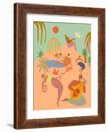 Vacation-Arty Guava-Framed Giclee Print