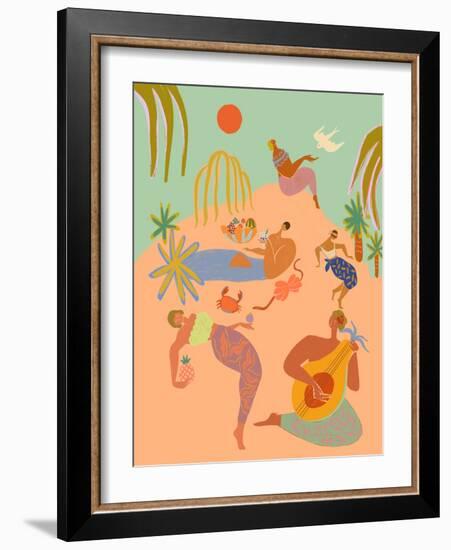 Vacation-Arty Guava-Framed Giclee Print