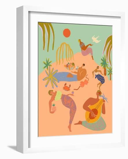 Vacation-Arty Guava-Framed Giclee Print