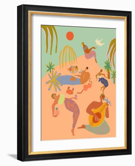 Vacation-Arty Guava-Framed Giclee Print