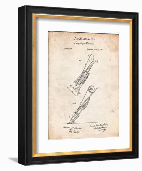 Vaccuum Cleaner Patent-Cole Borders-Framed Art Print