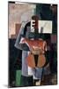 Vache Et Violon (Cow and Violin). Peinture De Kasimir Severinovich Malevitch (Malevich, Malevic) (1-Kazimir Severinovich Malevich-Mounted Giclee Print