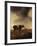 Vaches, moutons et berger-Paulus Potter-Framed Giclee Print