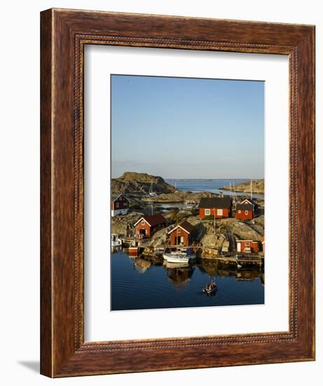 Vaderoarna (The Weather Islands) Archipelago, Bohuslan Region, West Coast, Sweden-Yadid Levy-Framed Photographic Print