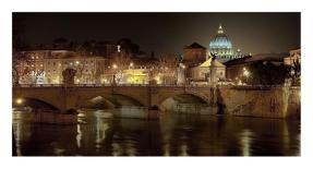 Rome at night-Vadim Ratsenskiy-Art Print