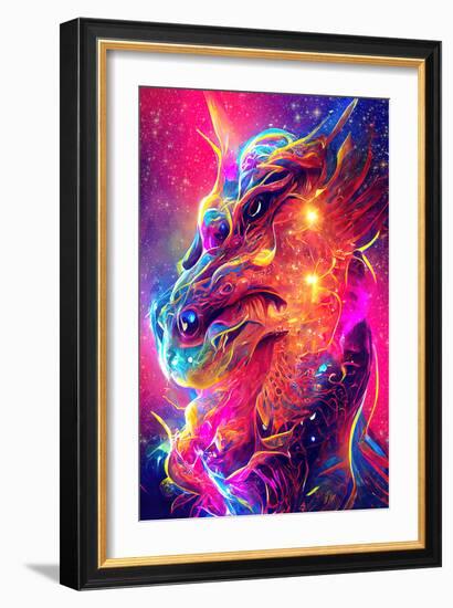 Vadorganath Celestial Dragon-null-Framed Art Print