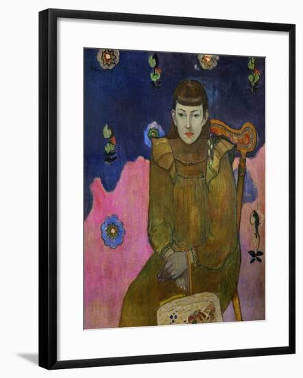 Vaiite (Jeanne) Goupil, Daughter of French Public Notary Auguste Goupil of Papeete, Tahiti-Paul Gauguin-Framed Giclee Print