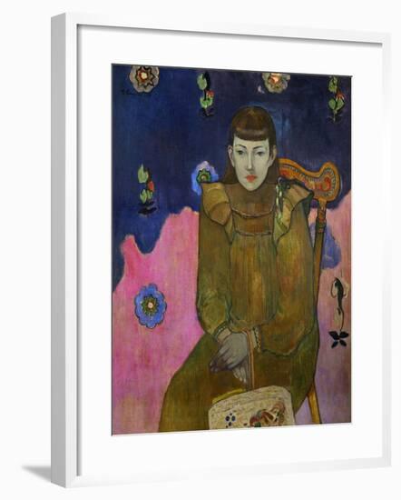 Vaiite (Jeanne) Goupil, Daughter of French Public Notary Auguste Goupil of Papeete, Tahiti-Paul Gauguin-Framed Giclee Print