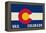 Vail, Colorado - Colorado State Flag-Lantern Press-Framed Stretched Canvas