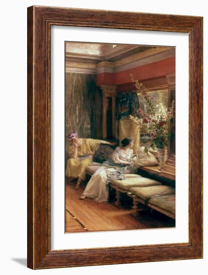 Vain Courtship, 1900-Sir Lawrence Alma-Tadema-Framed Giclee Print