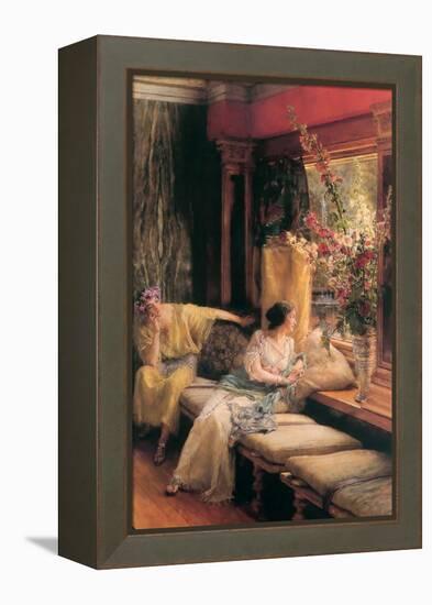 Vain Courtship-Sir Lawrence Alma-Tadema-Framed Stretched Canvas