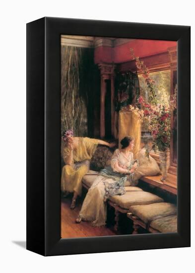 Vain Courtship-Sir Lawrence Alma-Tadema-Framed Stretched Canvas