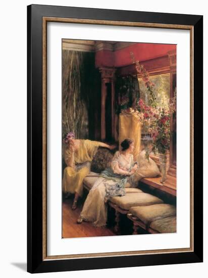 Vain Courtship-Sir Lawrence Alma-Tadema-Framed Art Print