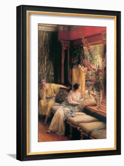 Vain Courtship-Sir Lawrence Alma-Tadema-Framed Art Print