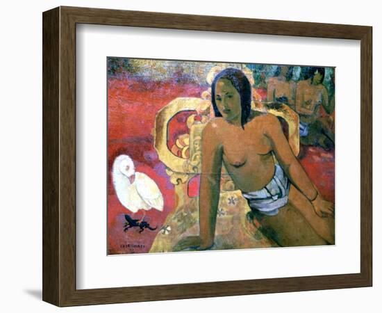 Vairumati, 1896-Paul Gauguin-Framed Giclee Print