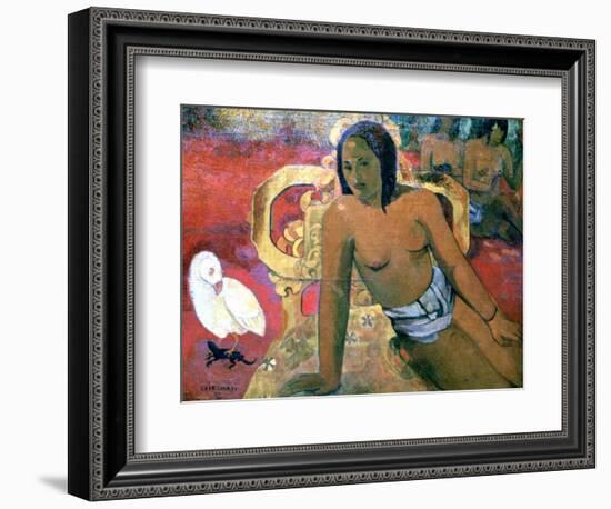 Vairumati, 1896-Paul Gauguin-Framed Giclee Print