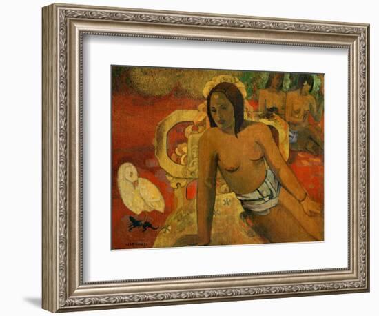 Vairumati, 1897-Paul Gauguin-Framed Giclee Print