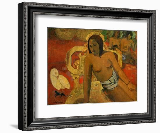 Vairumati, 1897-Paul Gauguin-Framed Giclee Print