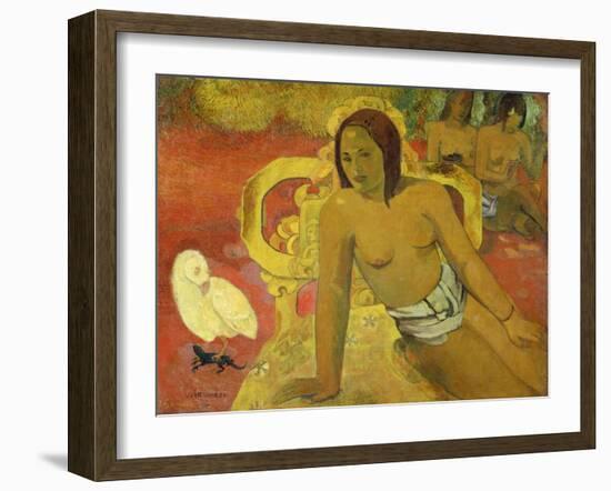 Vairumati, 1897-Paul Gauguin-Framed Giclee Print