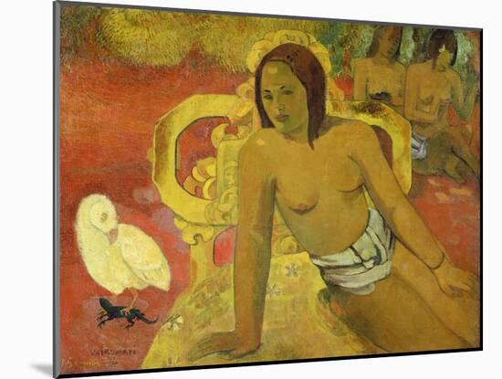 Vairumati, 1897-Paul Gauguin-Mounted Giclee Print
