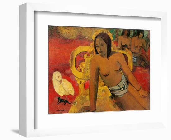 Vairumati-Paul Gauguin-Framed Art Print