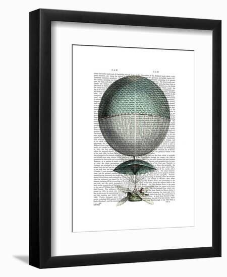 Vaisseau Volant Hot Air Balloon-Fab Funky-Framed Art Print