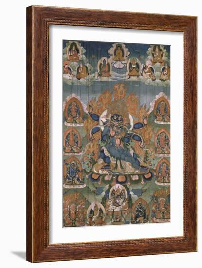 Vajrapâni sous son aspect Mahâcakra (?)-null-Framed Giclee Print