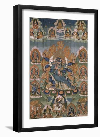 Vajrapâni sous son aspect Mahâcakra (?)-null-Framed Giclee Print