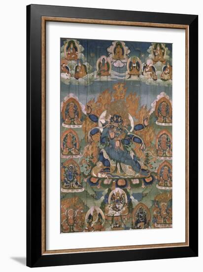 Vajrapâni sous son aspect Mahâcakra (?)-null-Framed Giclee Print