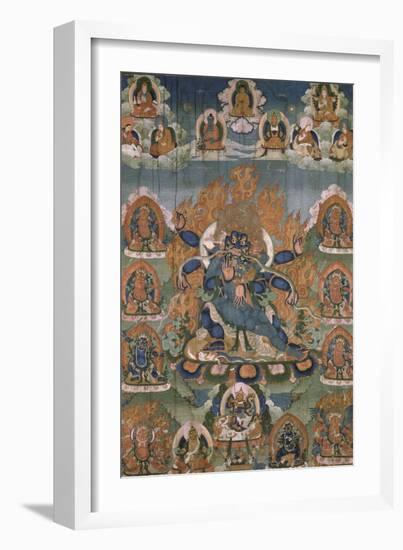 Vajrapâni sous son aspect Mahâcakra (?)-null-Framed Giclee Print