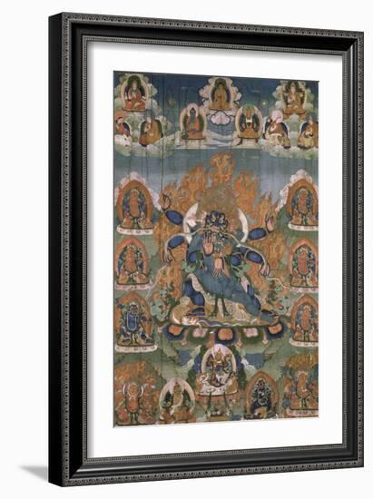 Vajrapâni sous son aspect Mahâcakra (?)-null-Framed Giclee Print