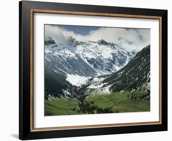 Val d'Aran in the Pyrenees Near Viella, Catalonia, Spain-Michael Busselle-Framed Photographic Print