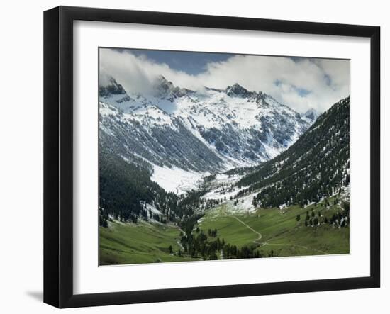 Val d'Aran in the Pyrenees Near Viella, Catalonia, Spain-Michael Busselle-Framed Photographic Print